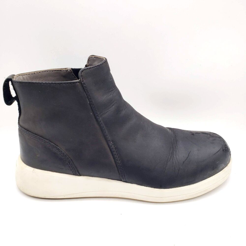 Red Wing 2030 Women's Aluminum Toe EH Side Zip Safety Work Boots Black 7.5B
